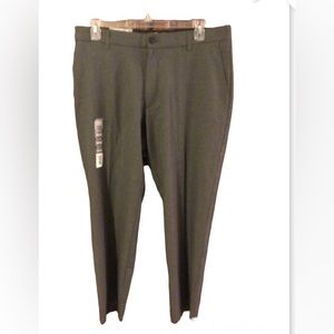 Falls Creek Mens Easy Care Flat Front Dress Pants, Straight Fit, 38x30